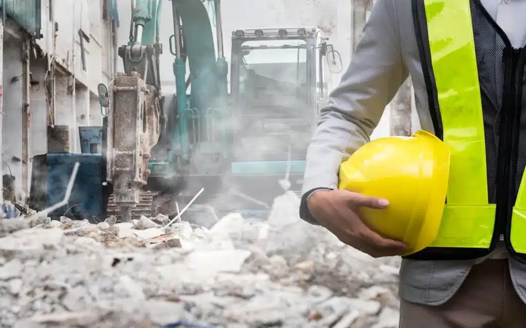 Aqra Building demolition works